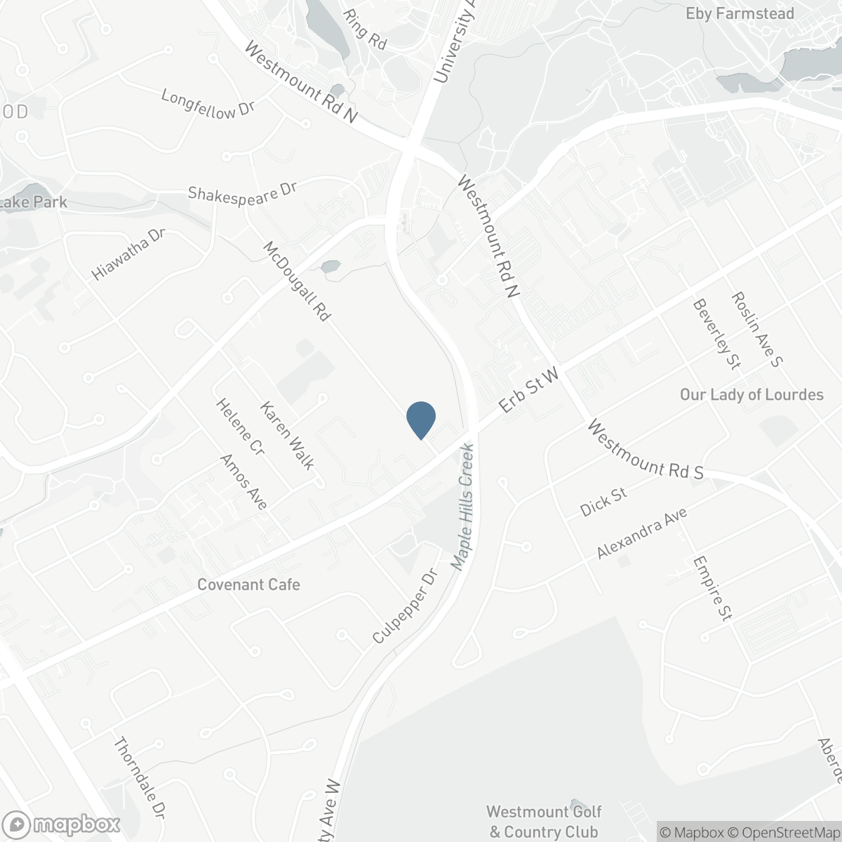 16 MCDOUGALL Road, Waterloo, Ontario N2L 2W5